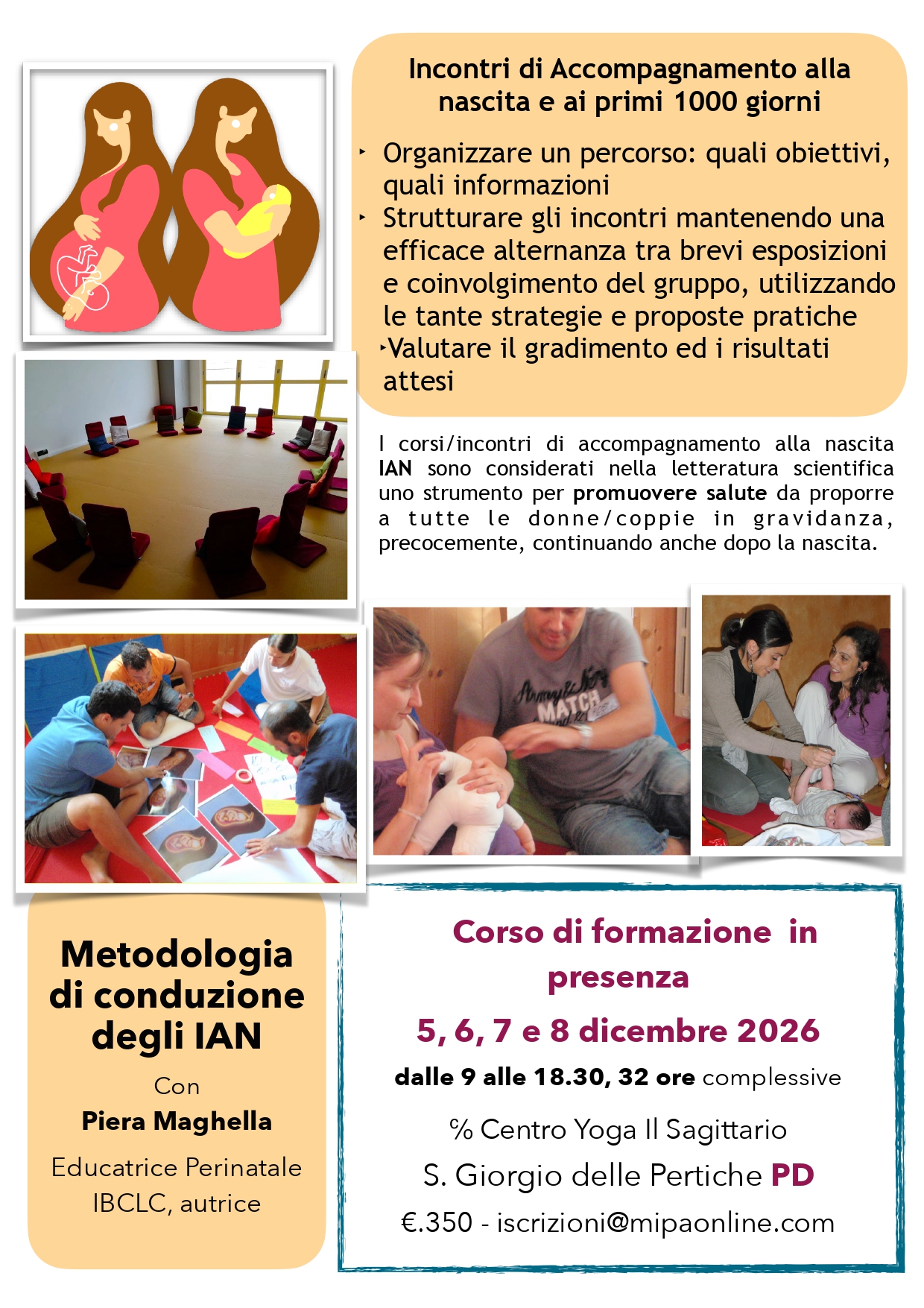 METODOLOGIA DI CONDUZIONE IAN (corso in presenza) DAL 5 ALL'8 DICEMBRE 2026